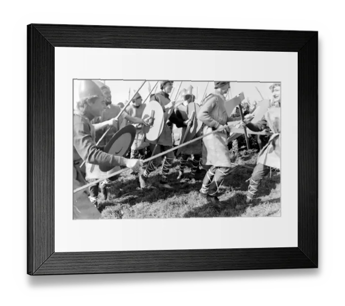 Framed Print : Battle of Hastings re-enactment Framed Print : Battle of Hastings re-enactment