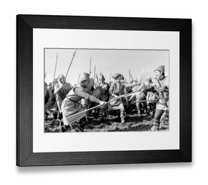 Framed Print : Battle of Hastings re-enactment Framed Print : Battle of Hastings re-enactment