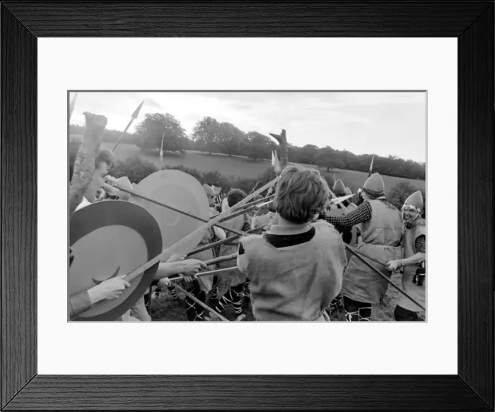 Framed Print : Battle of Hastings re-enactment Framed Print : Battle of Hastings re-enactment