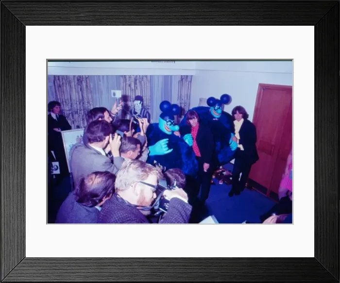Framed Print : The Beatles at PR launch of Yellow Submarine Framed Print : The Beatles at PR launch of Yellow Submarine