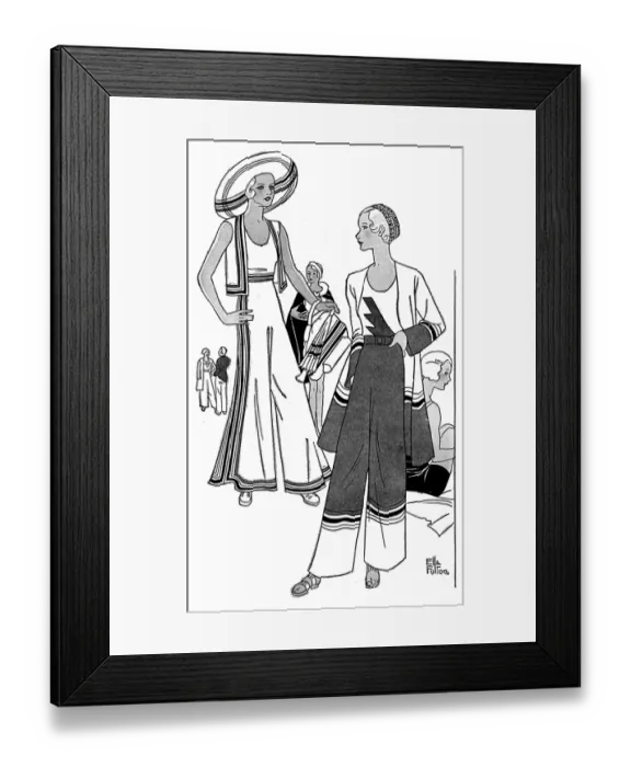 Framed Print : Pyjama suits from Gamages, 1931 Framed Print : Pyjama suits from Gamages, 1931
