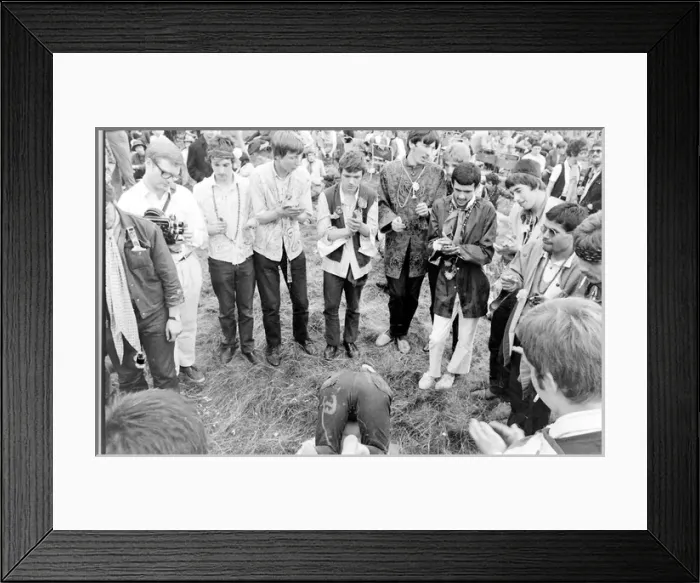 Framed Print : Flower Power and Hippies at Woburn Park Framed Print : Flower Power and Hippies at Woburn Park