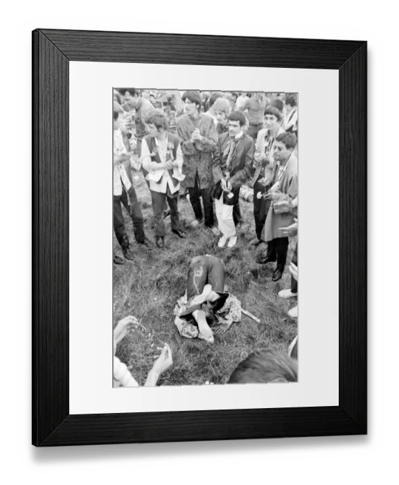 Framed Print : Flower Power and Hippies at Woburn Park Framed Print : Flower Power and Hippies at Woburn Park