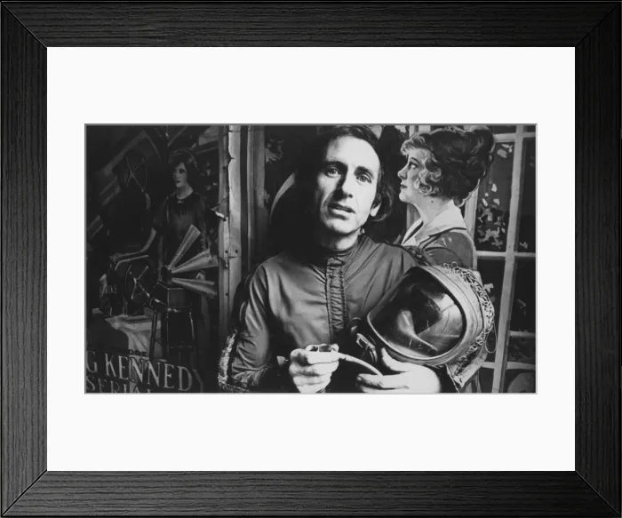 Framed Print : Bruce Lacey, performance artist Framed Print : Bruce Lacey, performance artist