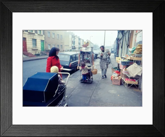 Framed Print : Bruce Lacey, performance artist