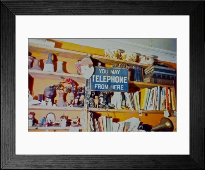 Framed Print : Bruce Lacey, performance artist Framed Print : Bruce Lacey, performance artist