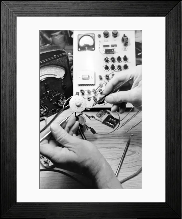 Framed Print : Nipple radio transmitter for use in spying Framed Print : Nipple radio transmitter for use in spying