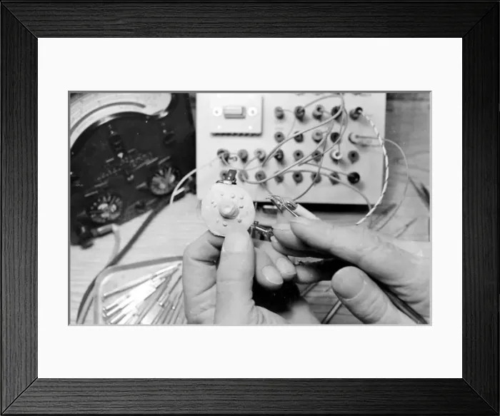 Framed Print : Nipple radio transmitter for use in spying Framed Print : Nipple radio transmitter for use in spying