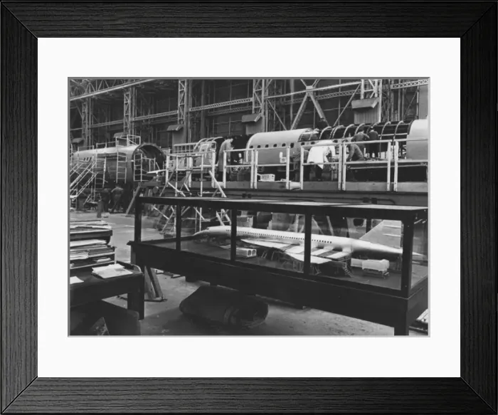 Framed Print : Model of Concorde, Toulouse, France Framed Print : Model of Concorde, Toulouse, France