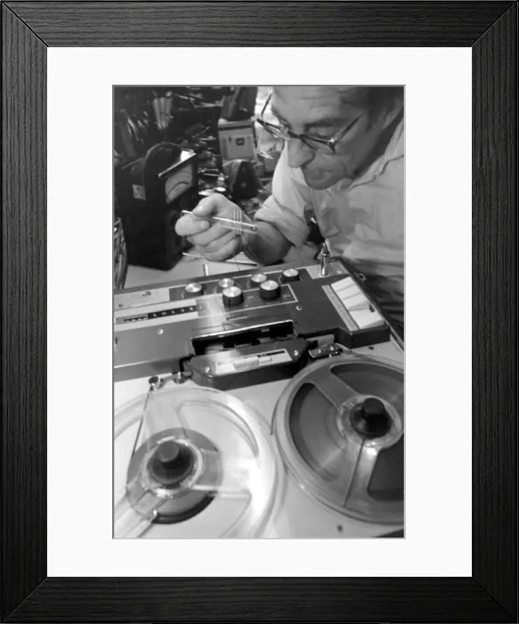 Framed Print : Ken Achurch with spying equipment Framed Print : Ken Achurch with spying equipment