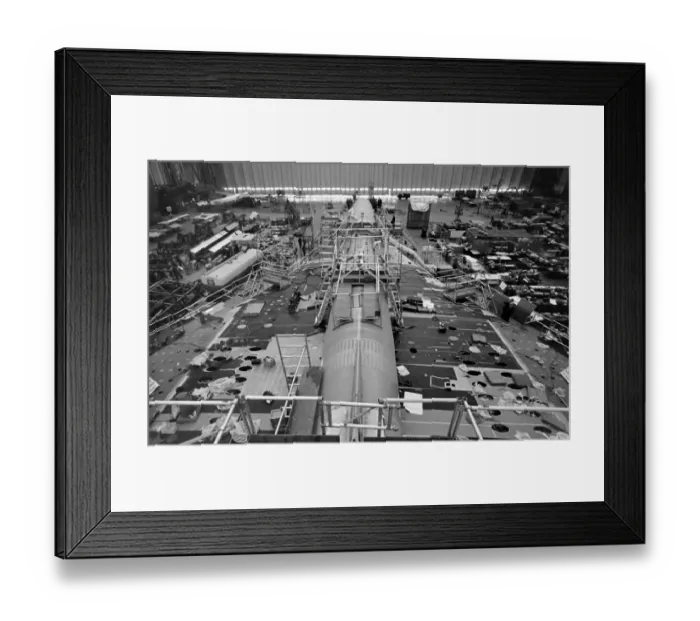 Framed Print : Concorde under construction, Bristol Framed Print : Concorde under construction, Bristol