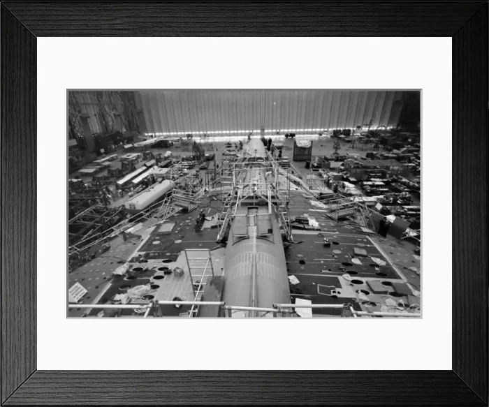 Framed Print : Concorde under construction, Bristol Framed Print : Concorde under construction, Bristol