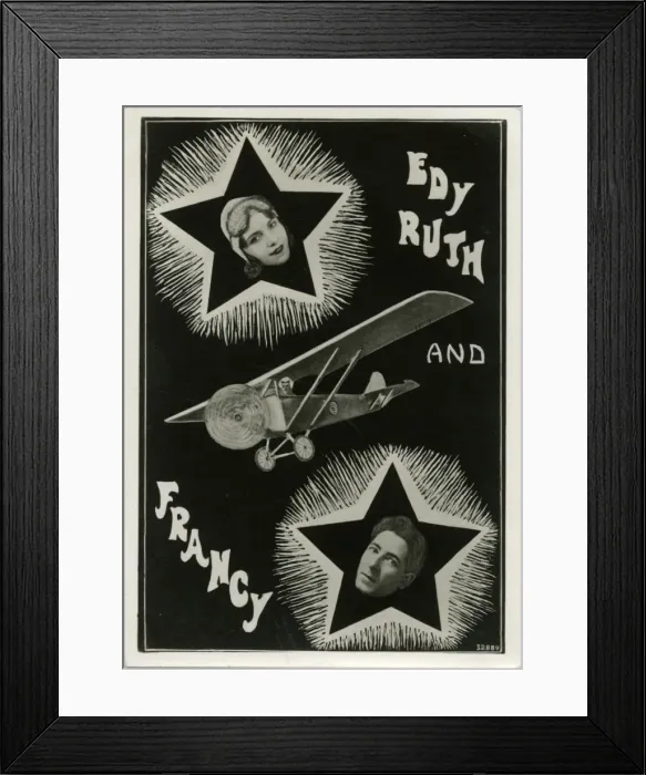 Framed Print : Circus Acrobats - Edy Ruth and Francy Framed Print : Circus Acrobats - Edy Ruth and Francy