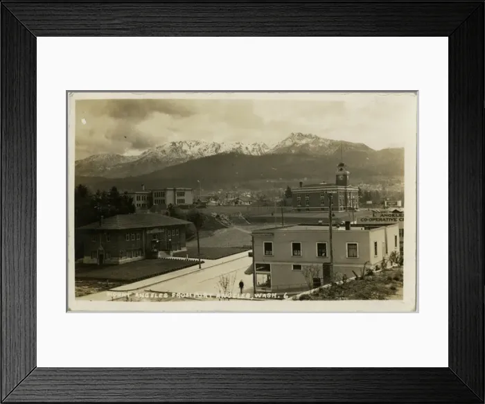 Framed Print : Mount Angeles from Port Angeles, Washington, USA Framed Print : Mount Angeles from Port Angeles, Washington, USA