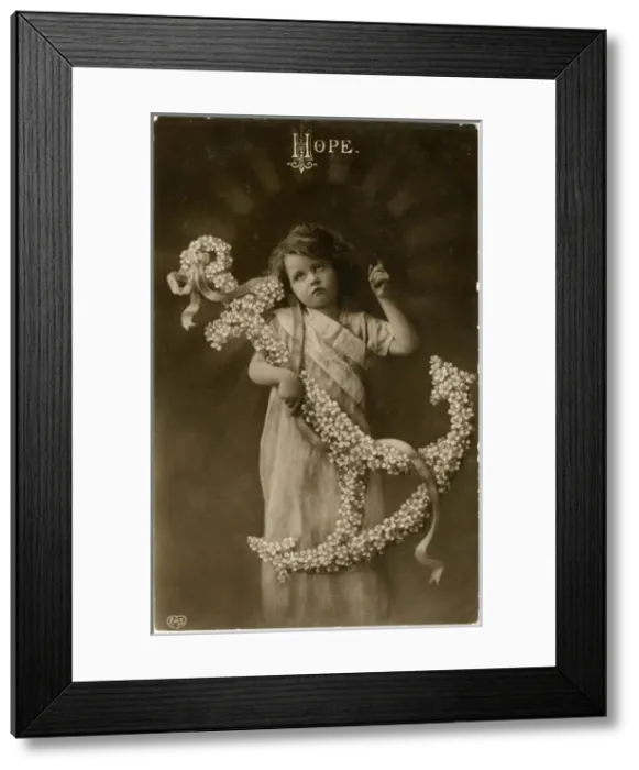 Framed Print : The personification of Hope Framed Print : The personification of Hope