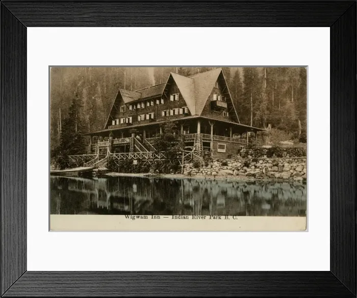 Framed Print : Wigwam Inn, Indian River Park, British Columbia, Canada Framed Print : Wigwam Inn, Indian River Park, British Columbia, Canada