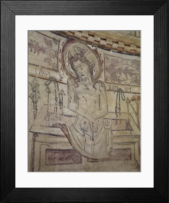 Framed Print : Spain. Galicia. Palas del Rey. Church of St. James. Painting Framed Print : Spain. Galicia. Palas del Rey. Church of St. James. Painting