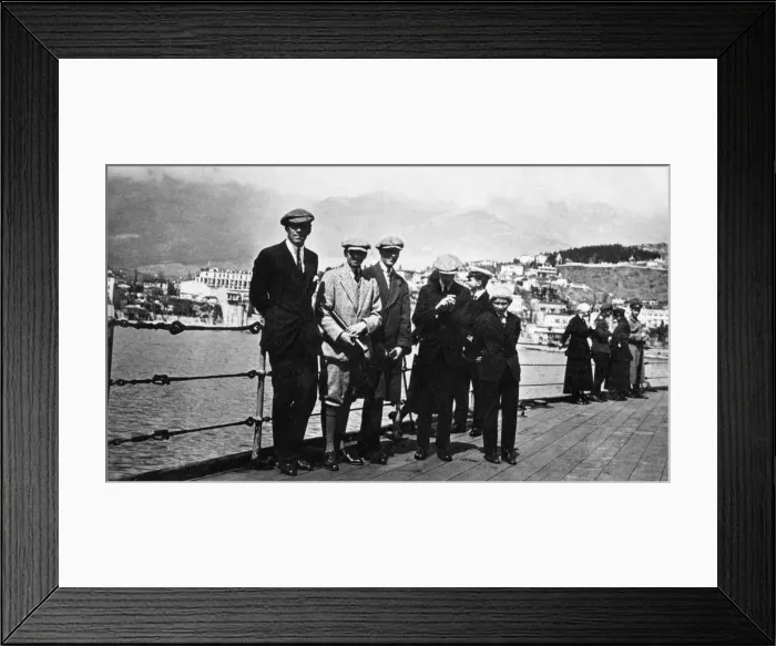 Framed Print : Grand Princess Xenias sons on board HMS Marlborough Framed Print : Grand Princess Xenias sons on board HMS Marlborough