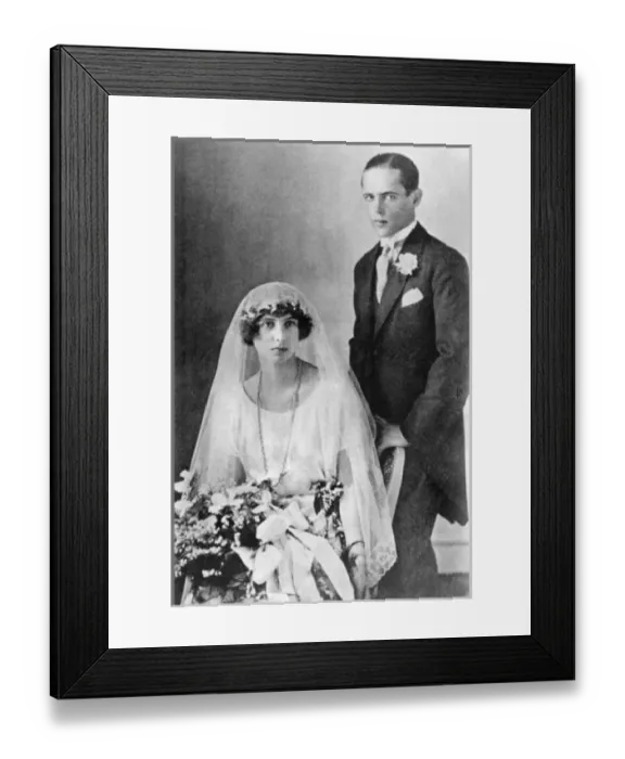 Framed Print : Grand Princess Ksenia Georgievna & W. B. Leeds Framed Print : Grand Princess Ksenia Georgievna & W. B. Leeds