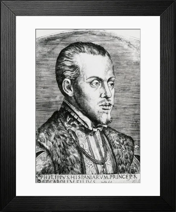 Framed Print : King Philip I of Castile (1478-1506). Engraving Framed Print : King Philip I of Castile (1478-1506). Engraving