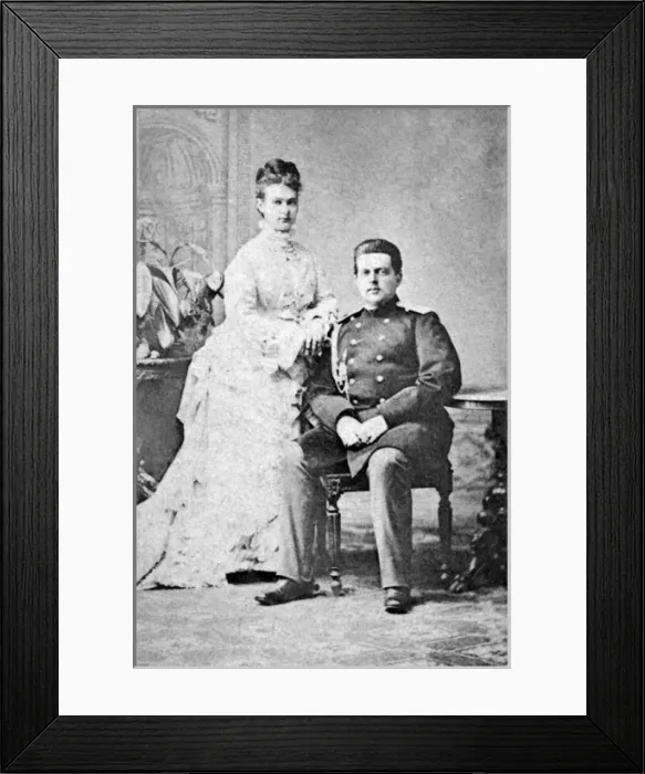 Framed Print : Grand Prince Vladimir and his fiancee Framed Print : Grand Prince Vladimir and his fiancee