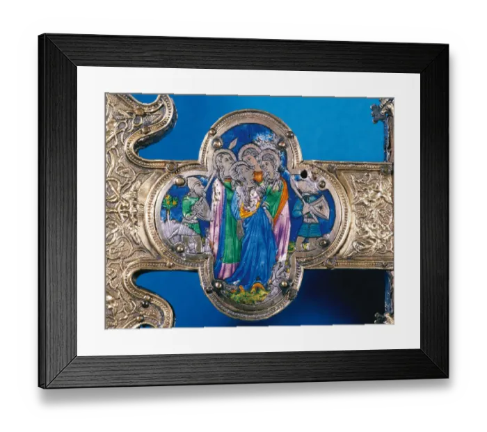 Framed Print : Processional cross of Santa Eulalia. By Francesc Vilardell Framed Print : Processional cross of Santa Eulalia. By Francesc Vilardell