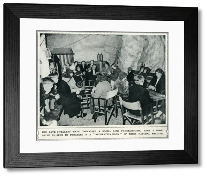 Framed Print : Chislehurst caves during WWII Framed Print : Chislehurst caves during WWII