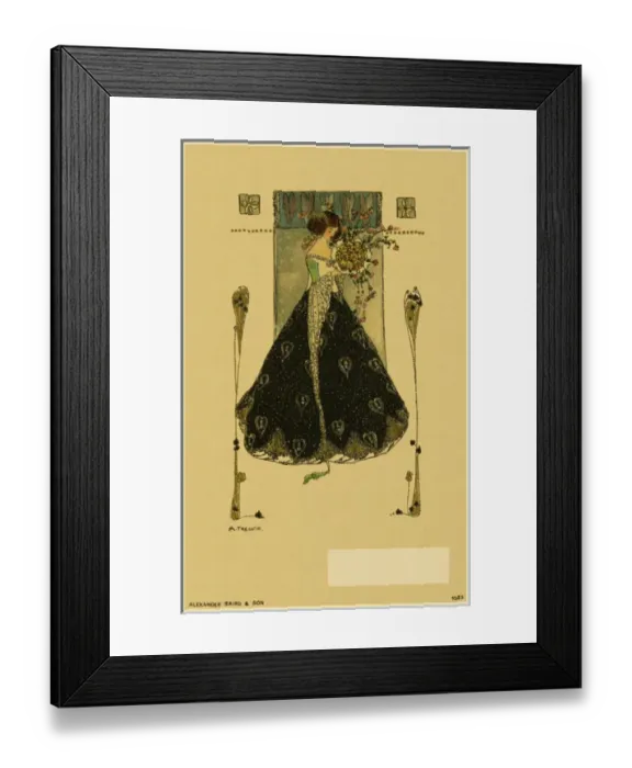 Framed Print : Girl with a bunch of roses Framed Print : Girl with a bunch of roses