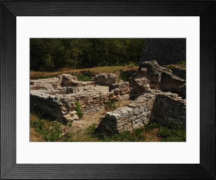Framed Print : Albania. Buthrotum. Roman baths. 1st-2nd centuries A. C. Ruin Framed Print : Albania. Buthrotum. Roman baths. 1st-2nd centuries A. C. Ruin