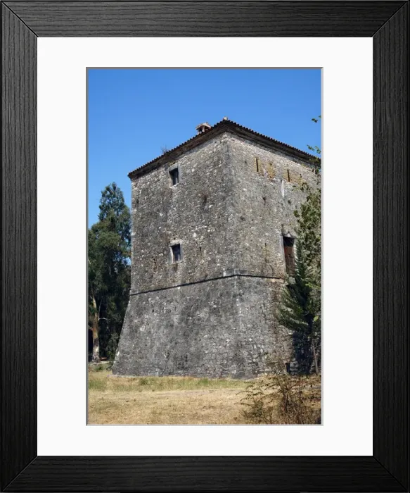 Framed Print : Albania. Buthrotum. Venetian tower. 15th-16th centuries Framed Print : Albania. Buthrotum. Venetian tower. 15th-16th centuries