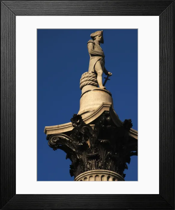 Framed Print : Nelsons Column (1840-1843). Trafalgar Square. London Framed Print : Nelsons Column (1840-1843). Trafalgar Square. London