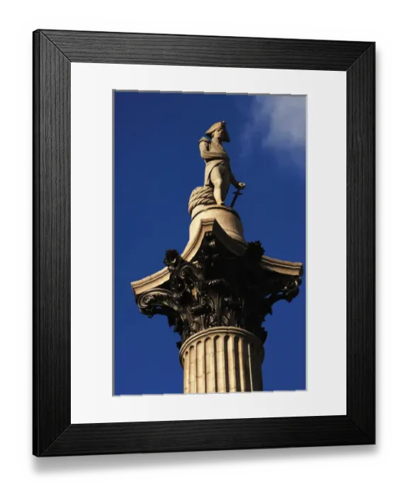 Framed Print : Nelsons Column (1840-1843). Trafalgar Square. London Framed Print : Nelsons Column (1840-1843). Trafalgar Square. London