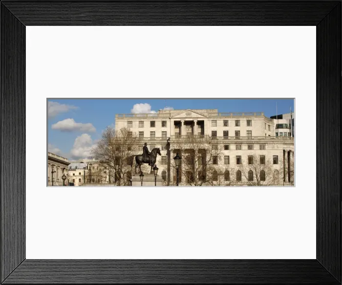 Framed Print : United KIngdom. London. Trafalgar Square and the statue of K Framed Print : United KIngdom. London. Trafalgar Square and the statue of K
