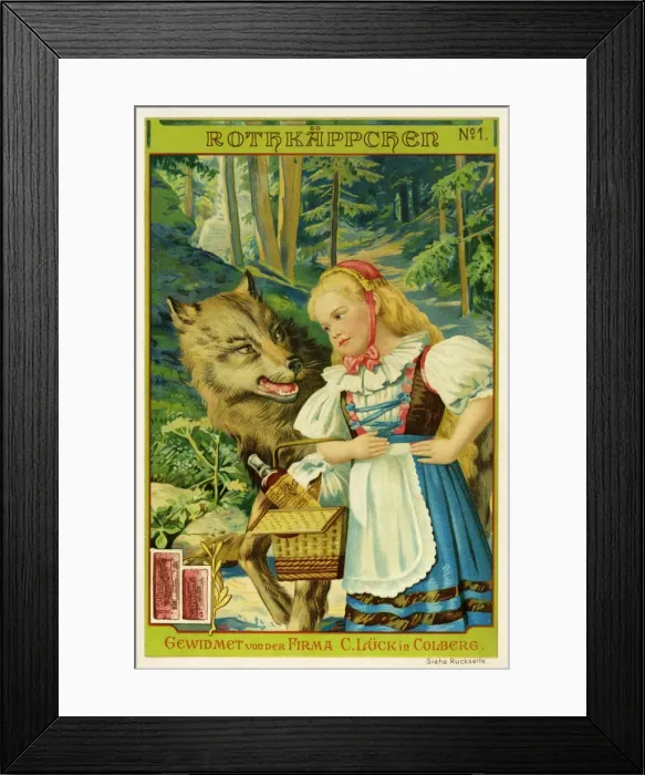 Framed Print : Red Riding Hood Framed Print : Red Riding Hood