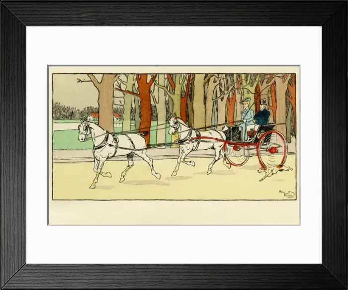 Framed Print : Pony & trap Framed Print : Pony & trap