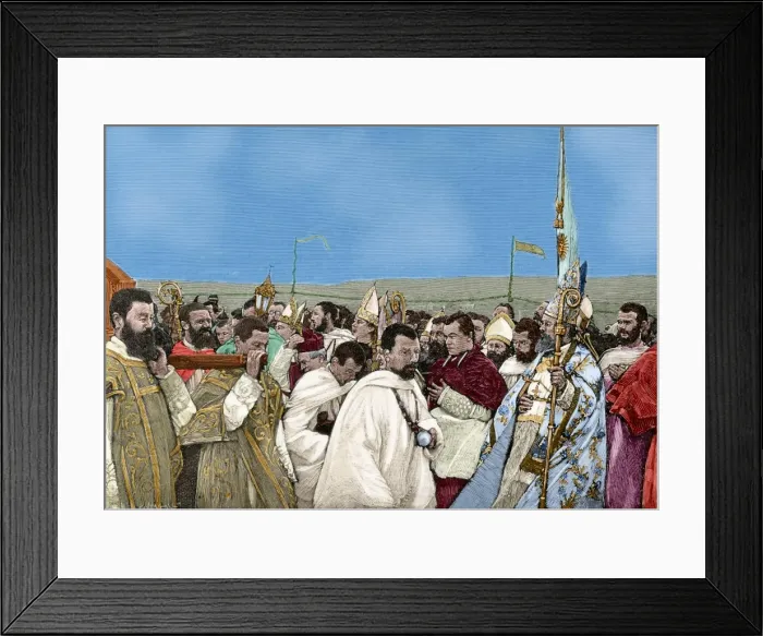 Framed Print : Transportation of the relics of Saint Louis. Cardinal Charle Framed Print : Transportation of the relics of Saint Louis. Cardinal Charle