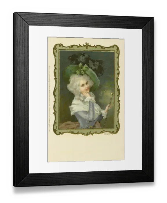 Framed Print : Regency lady Framed Print : Regency lady