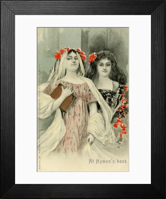 Framed Print : Medaeval ladies Framed Print : Medaeval ladies