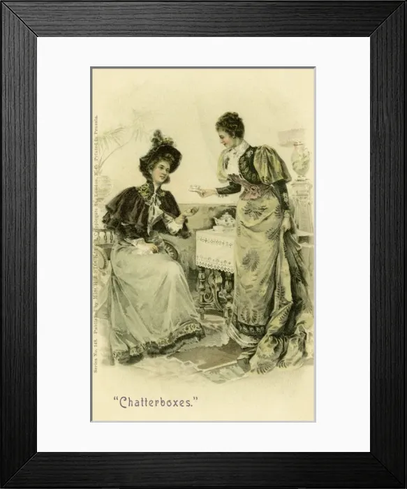 Framed Print : Ladies taking tea Framed Print : Ladies taking tea