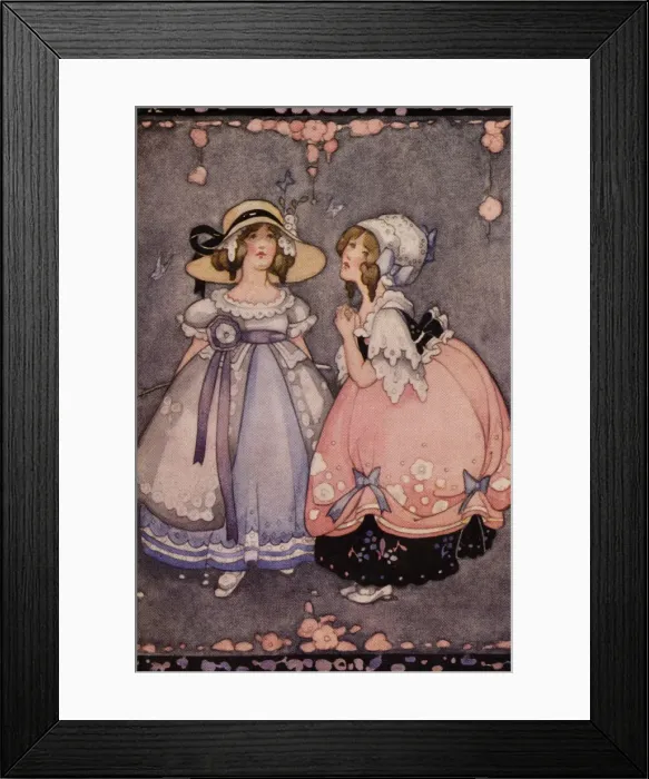 Framed Print : Watching butterflies Framed Print : Watching butterflies