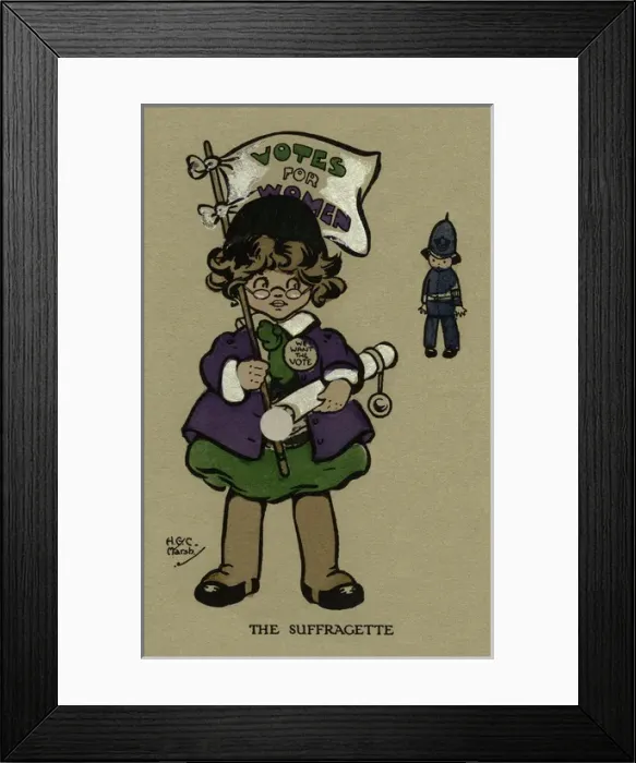 Framed Print : A suffragette Framed Print : A suffragette