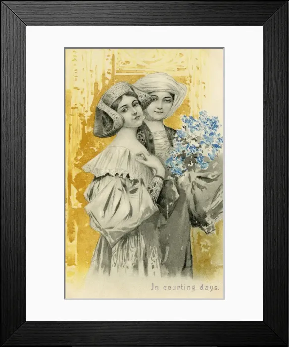 Framed Print : Medaeval ladies Framed Print : Medaeval ladies