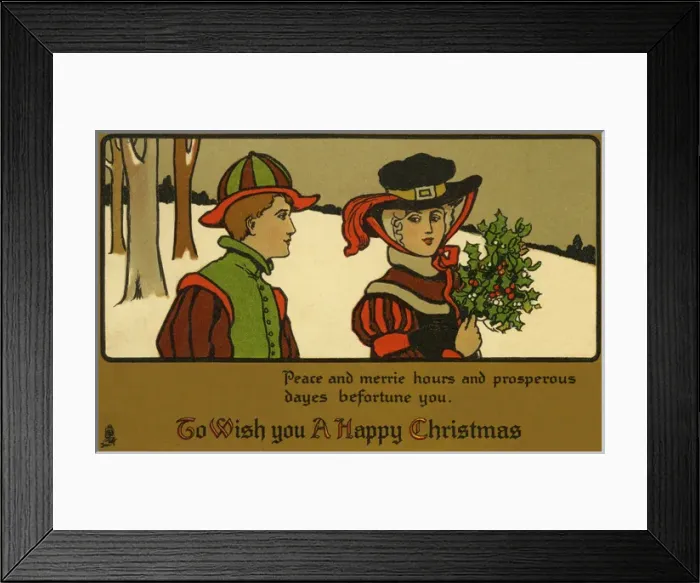 Framed Print : Medaeval Christmas Framed Print : Medaeval Christmas