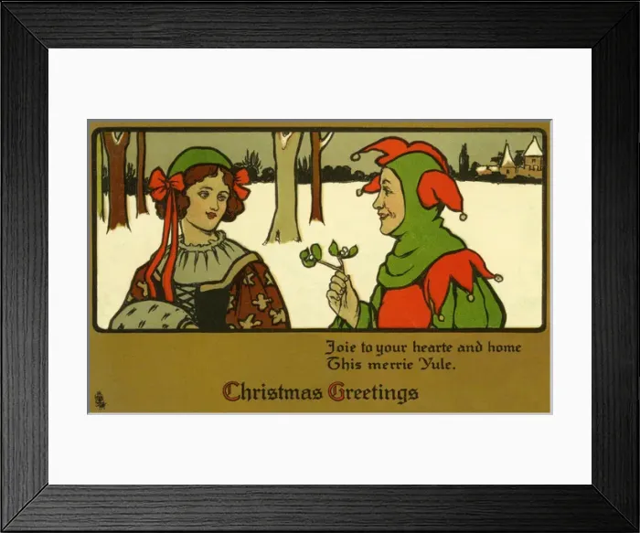 Framed Print : Medaeval Christmas Framed Print : Medaeval Christmas