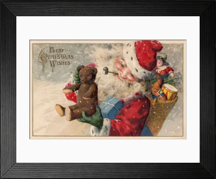 Framed Print : Santa with toys Framed Print : Santa with toys