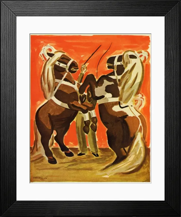 Framed Print : Circus horses Framed Print : Circus horses