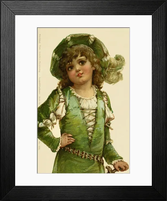 Framed Print : Medaeval page boy Framed Print : Medaeval page boy
