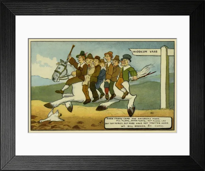 Framed Print : Widecombe Fair Framed Print : Widecombe Fair