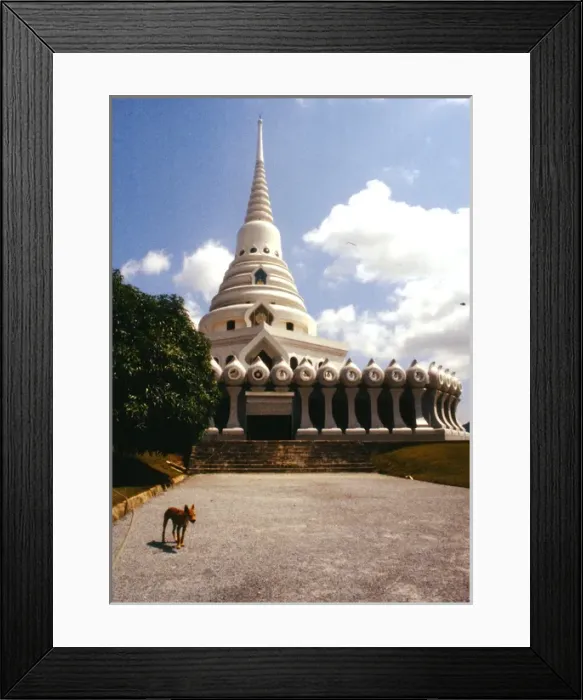 Framed Print : View of a temple, Thailand Framed Print : View of a temple, Thailand