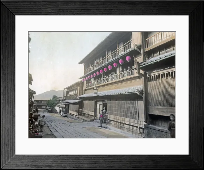 Framed Print : Brotehl, Maruyama, Nagasaki, Japan, circa 1880s Framed Print : Brotehl, Maruyama, Nagasaki, Japan, circa 1880s